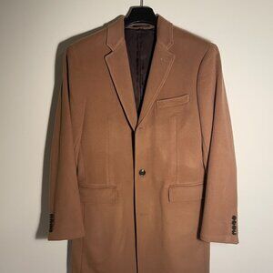 Men's Camel J. Crew Ludlow Topcoat 40R